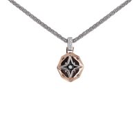 Collar Rosso Amante Hombre Ego in Plata EGC154UL